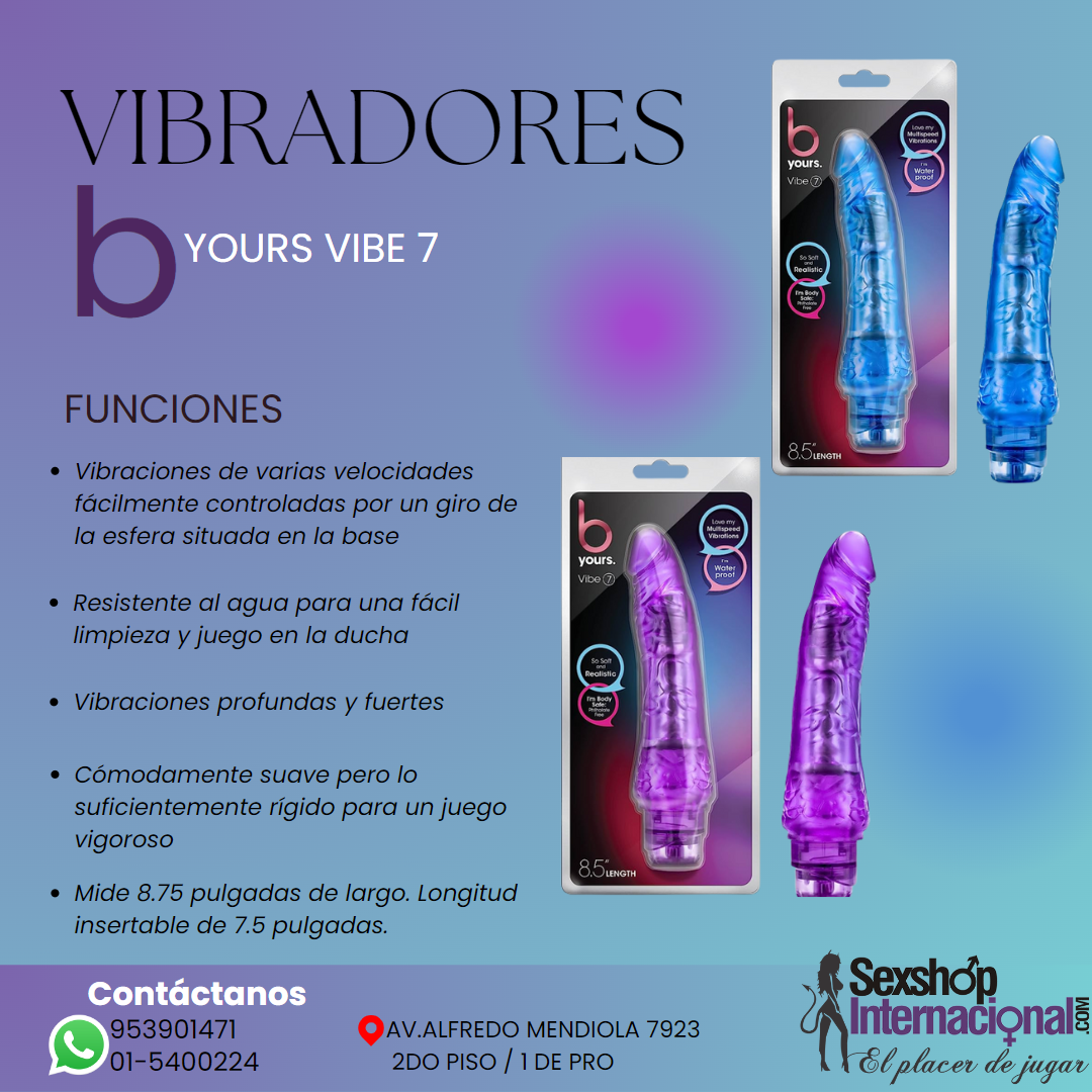 vibradores B yours vibe 7 